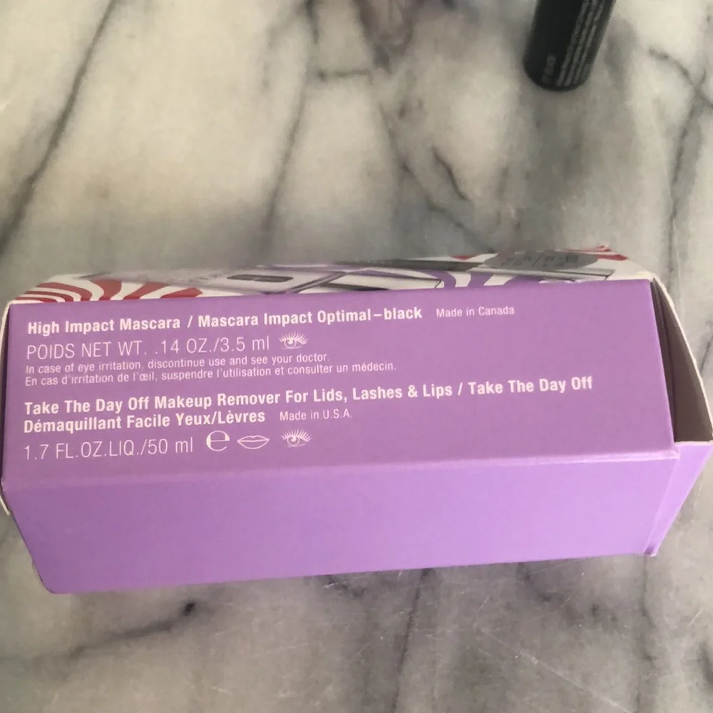CLINIQUE Take the Day off Makeup remover & High impact black mascara 3.5 ml NWT
